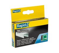 RAPID - Agrafes en acier galvanisé à fil plat n°140 - Longueur de jambe 10 mm - Pointes biseautées - Boite carton de 2000 agrafes Gris 11910731