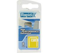 RAPID Agrafes galvanisées - Fil fin - N°13/08 mm - Blister de 1650 pièces