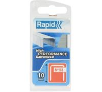 RAPID Agrafes galvanisées - Fil fin - N°53/10 mm