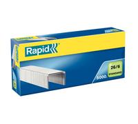 Rapid Agrafes 24861800 – Standard 26/6 acier galvanisé – Boîte de 5000 – 20 feuilles
