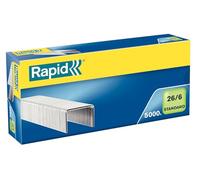 Rapid Agrafes standard 26/6 mm, 10 x 5000 pièces, 24861800