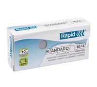 Rapid Agrafes Standard N°10 en acier galvanisé - Capacité 10 feuilles - Boîte de 5000