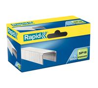 Rapid Agrafes Standard SP19/6 patte de 6 mm de long acier galvanisé - 2 Boîtes de 5000