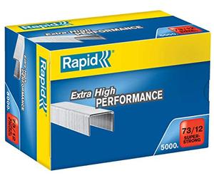 Rapid Agrafes Super Strong 73/12, galvanis‚ contenu: 5.000 piŠces (24890800 / ancien: 11880200)