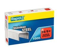 Rapid Agrafes X1000 Super Résistantes Acier Inoxydable 24/8 Mm