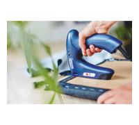 Agrafeuse-Cloueuse Électrique Rapid E100 | Agrafeuse de Tapissierie 2-en-1 pour Projets de Bricolage | Conception Légère, Ergonomique, Pour Agrafes de n°53/6-14mm et Clous n°8 de 15mm - (5001699)