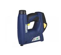 Rapid Agrafeuse électrique BTX140 pour agrafes n°140 et parisiennes n°8, sans fil, 1300 feux par charge, puissance réglable, pour tôle, feuille d'isolation et protection contre la vapeur