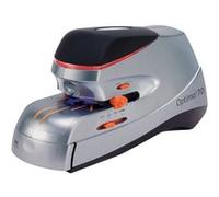 RAPID Optima 60E - Agrafeuse Électrique Automatique Sans Contact, Capacité 60 Feuilles, Agrafeuse de Bureau Puissante avec 5000x Agrafes Incluses, Coloris Blanc (2102355)