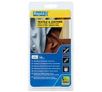 Rapid Bâtons de colle 12 mm Textile & Cuir, Ø12 x 190 mm, Couleur: Jaunâtre, 14 pcs, 250g, conditionné en blister