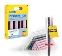 Rapid - Bâtons de colle Pailletés - Ø7 x 90 mm - 36pcs, 115g