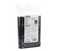 Rapid Bâtons de colle thermofusible 51215108 – Noir ø12 mm, 190 mm, 1 kg – Réparation voiture