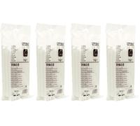 RAPID - Bâtons de colle thermofusible Pro-T - Transparente - Pour PVC, Plastique, Câbles, Verre, Supports poreux et fibreux - Diamètre 12 mm - Longueur : 190mm - Carton de 10 kg - (40302775)