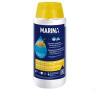 Chlore Non Stabilisé Rapid Blue, Granulés Hypochlorite de Calcium, 2KG - Marina : Puissant Désinfectant pour Piscines et Spas - Désinfection Choc, Chore sans Acide cyanurique