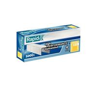 Rapid Agrafes N°13 High Performance (13/4) en acier galvanisé pour papier et tissus – Boîte 5000