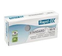Rapid Agrafes Standard N°10 galvanisées - 10 feuilles - Boîte de 5000