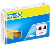 RAPID Boîte Rose Pack Lot de 1000 Agrafes Bébé cuivrées
