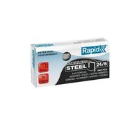 Rapid Bte De 1000 Agrafes 24/6mm Stainless Superstrong