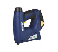 Rapid Agrafeuse électrique BTX140 pour agrafes n°140 et parisiennes n°8, sans fil, 1300 feux par charge, puissance réglable, pour tôle, feuille d'isolation et protection contre la vapeur