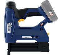 Rapid BTX606 - Agrafeuse Murale - 18V, Agrafeuse-Cloueuse Électrique Sans Fil à Batterie, pour Agrafes à Couronne Étroite & Pointes, Bois Dur & Tendre - Batterie Non Incluse (5001505)