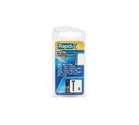 RAPID - Clous pointes galvanisés 8/15mm - Lot de 1000 pointes pour bois - Acier galvanisé anti-corrosion - Blister étroit