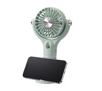Rapid Cooling: The portable fan with mist releases a fine, cool mist with