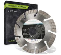 Rapid disque diamant 125 mm avec 10mm segments turbo