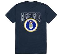 Rapid Dominance Air Force Militaire Classique Tee, Homme, Bleu Marine