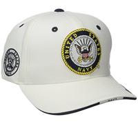 Rapid Dominance Mens Novelty-Baseball-Caps, Navy/White