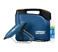 RAPID - EG313 - Pistolet à colle 900g/h pour colle Ø12 mm - Temps De Chauffe <3 Minutes, Parfait Pour Fixer Câbles, Moulures, Assembler Ou Installer - Pistolet + colle 12 sticks - (5001489)