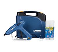 Rapid EG320 - Pistolet à Colle Chaude Professionnel, 11-12 mm, Débit de Colle 1000 g/heure, Température Autorégulée 195°C, Buse Interchangeable, Câble de 1,75 m, Coffret Premium (5001480)