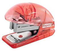 Rapid Esselte - Mini Agrafeuse, Rechargeable par le Haut, Capacité 10 Feuilles, Ôte-Agrafe Intégré, Maison / Bureau / École, Agrafes Incluses, Gamme Colour'Breeze, Corail 5001531