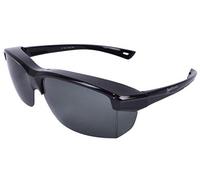 Rapid Eyewear 'Vogue Black' sur-lunettes de soleil polarisantes pour hommes et femmes. 140mm digne des lunettes larges. Lunettes couvrante pour vélo, conduite, pêche etc