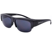 Rapid Eyewear ‘Vogue Dark’ Surlunettes de soleil avec verres foncés de catégorie 4 pour hommes et femmes. Pour une utilisation en plein soleil. Protection uv400