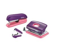 Rapid Funky Set scolaire complet de Agrafeuse manuelle + Perforateur + ôte-agraf