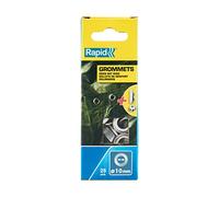 Rapid Œillets de renfort 5000412 ø10 x 21 mm 25 pièces Gris