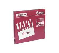 Rapid JAKY Agrafes 6 mm pack de 1000 pour Jaky Bébé 58