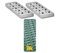 Rapid Lot de 100 pastilles de test DPD N°3 pour tests d'eau de piscine et jacuzzi, fabriqués en Allemagne