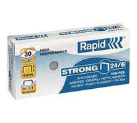 Rapid® Lot de 1000 agrafes Strong 24/6 galvanisées (1000 pièces), vous recevrez 1 paquet de 1000