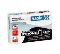 RAPID Lot de 5 Agrafes Super Strong 24/8+ galvanisées Boite de 1000