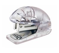 Rapid Mini agrafeuse 24/6 et 26/6 Fashion Baby-ray - 10 feuilles - Bleu clair transparent