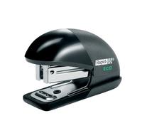 Rapid Mini-agrafeuse de bureau ECO – plastique recyclé, format voyage, noir
