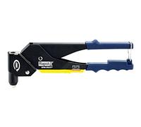 RAPID Pince à riveter RP60 Multi avec tête pivotante à 360°, buse universelle et système de mesure intégré, pour rivets aveugles en Aluminium de diam 3.2, 4.0 et 4.8 mm Noir/Bleu/Jaune