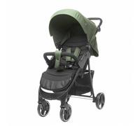 Rapid Poussette buggy jusqu'à 22 kg, poussette compacte, petite, légère et stable, roues amorties (olive)