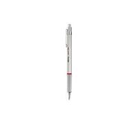 Rapid PRO Stylo bille, Argent chromé, recharge bleue pointe moyenne