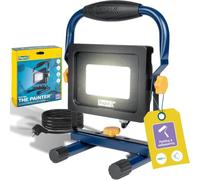 Rapid - Projecteur de chantier et de bricolage LED - 2000 lumens - IP65 | Angle réglable pour peinture, papier peint, extérieur, travaux - lumière anti-éblouissement - câble 2,5m - FSC (5001729)