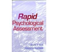 Rapid Psychological Assessment by Jason T. Olin Hardcover Book Carolyn Keatinge, Jason T. Olin (Auteur)