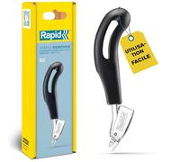 Rapid R3 - Ôte-agrafes - Extracteur d'agrafes robuste en acier | Pour professionnels et bricoleurs - N'abime pas le matériau agrafé - Poignée ergonomique - Emballage carton FSC (5001701)