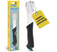 Rapid R311 - Marteau Agrafeur compatible avec les agrafes n°140 de 6-12 mm | Pour Toitures / Moquettes / Isolation - 100% Acier - Poignée SoftGrip - Longue durée de vie - Emballage Carton FSC (5001695)
