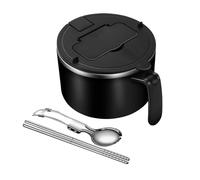 Rapid Ramen Bowl - Bowl De Nouilles De 1200 Ml | Bols Avec Poignée | Le Lave-vaisselle Manipulé Pot Micro-ondes Sûr Pour Les Ramens Instantanés | Pots De Nouilles Avec Baguettes À Cuillère Et Support
