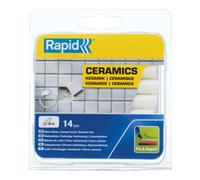 Rapid Rapid bâtons de colle céramique, diamètre 12 x 94 mm, 14 pcs blister Quantité:1
